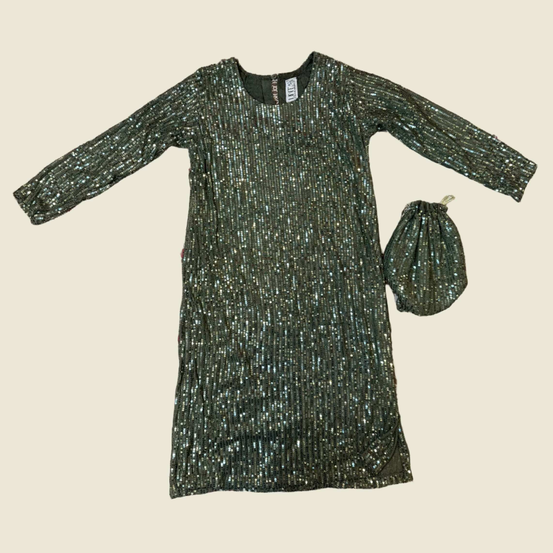 Three piece heavily embellished formal wear