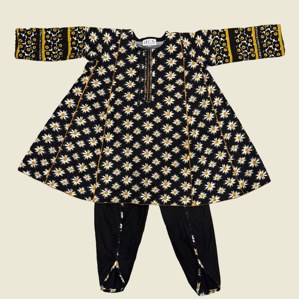 Two piece khaddar suit