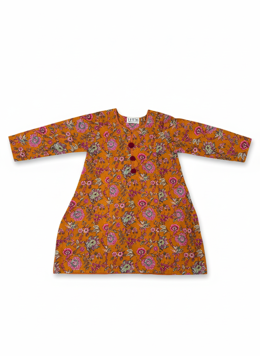 Two piece khaddar suit